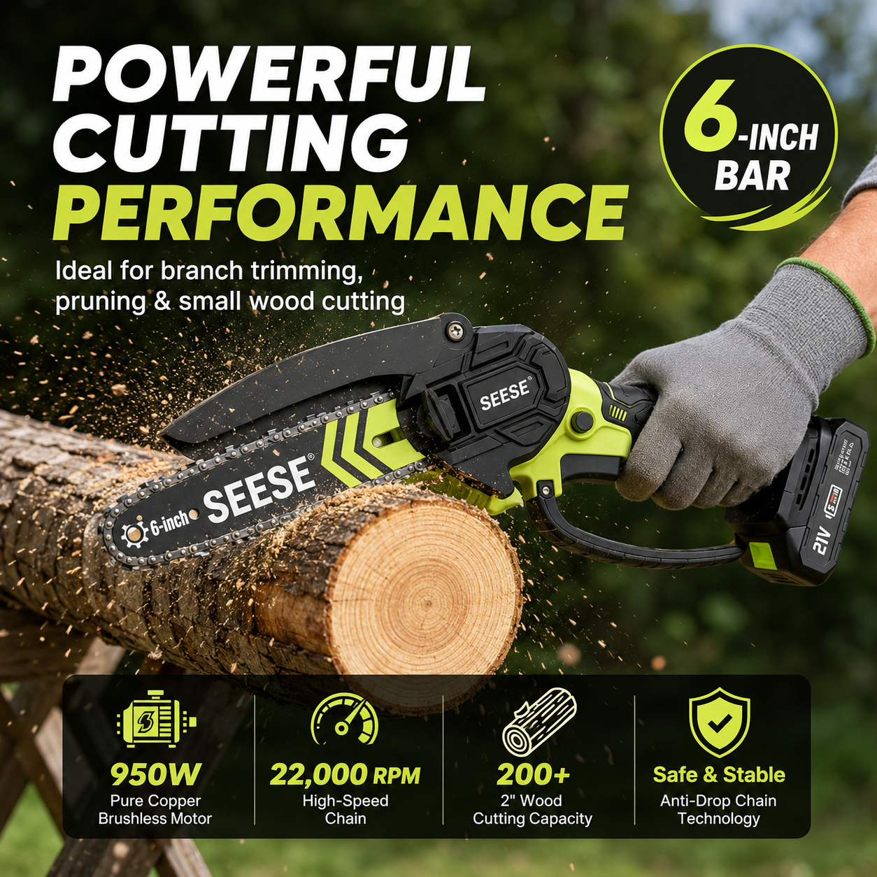 SEESE Wireless Chainsaw