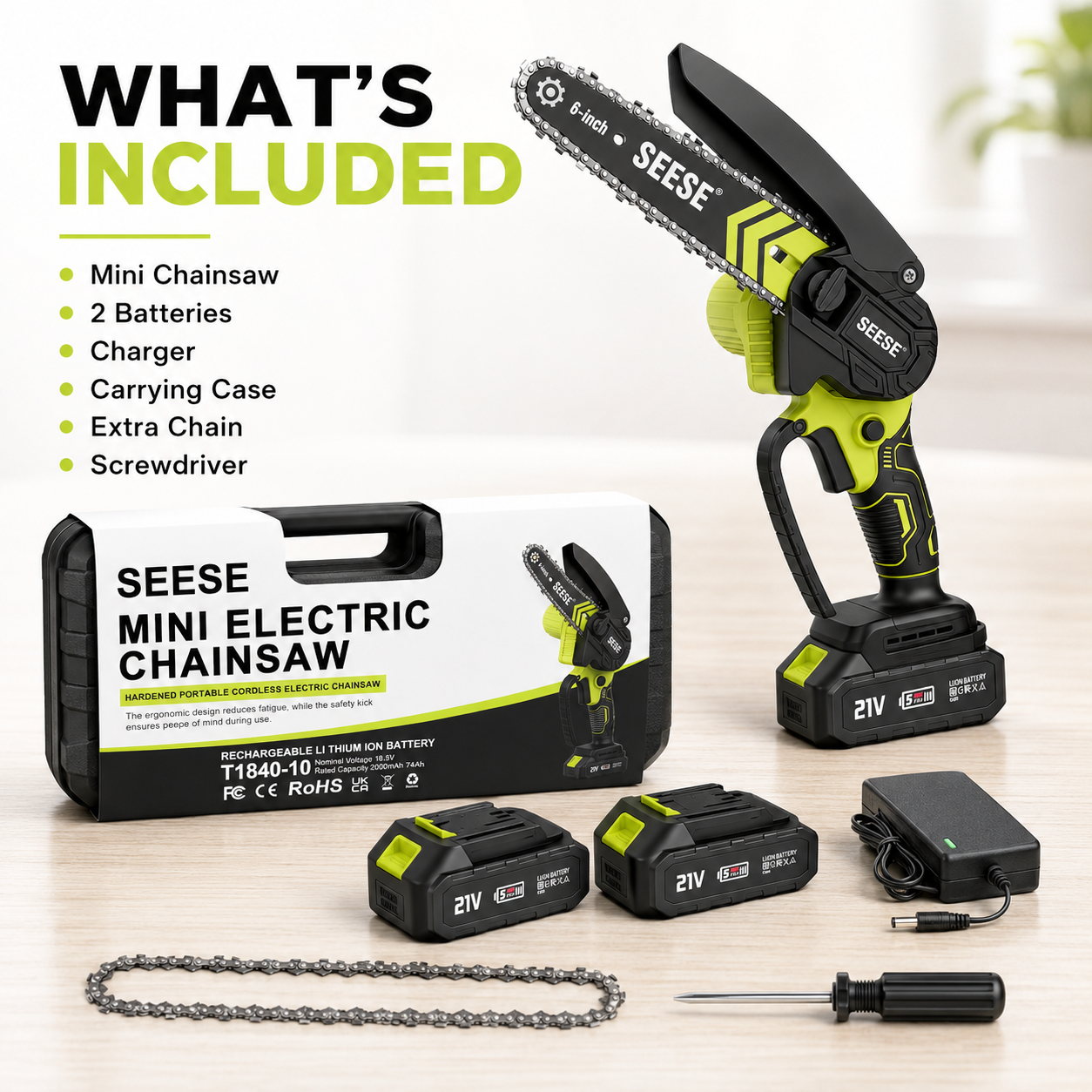 SEESE Wireless Chainsaw
